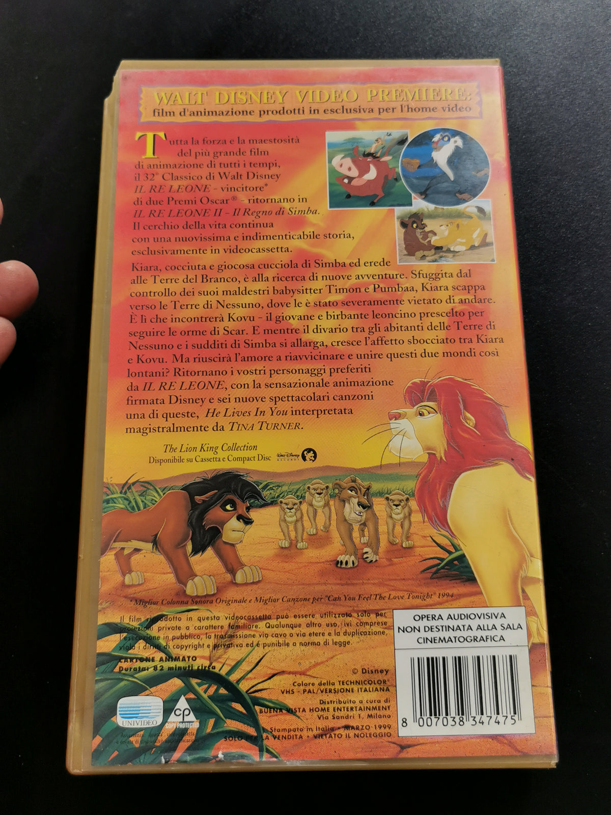 Il Re Leone II: Il Regno di Simba (VHS)