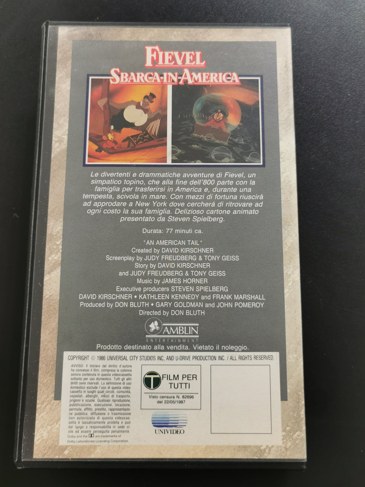 Fievel sbarca in America (VHS)