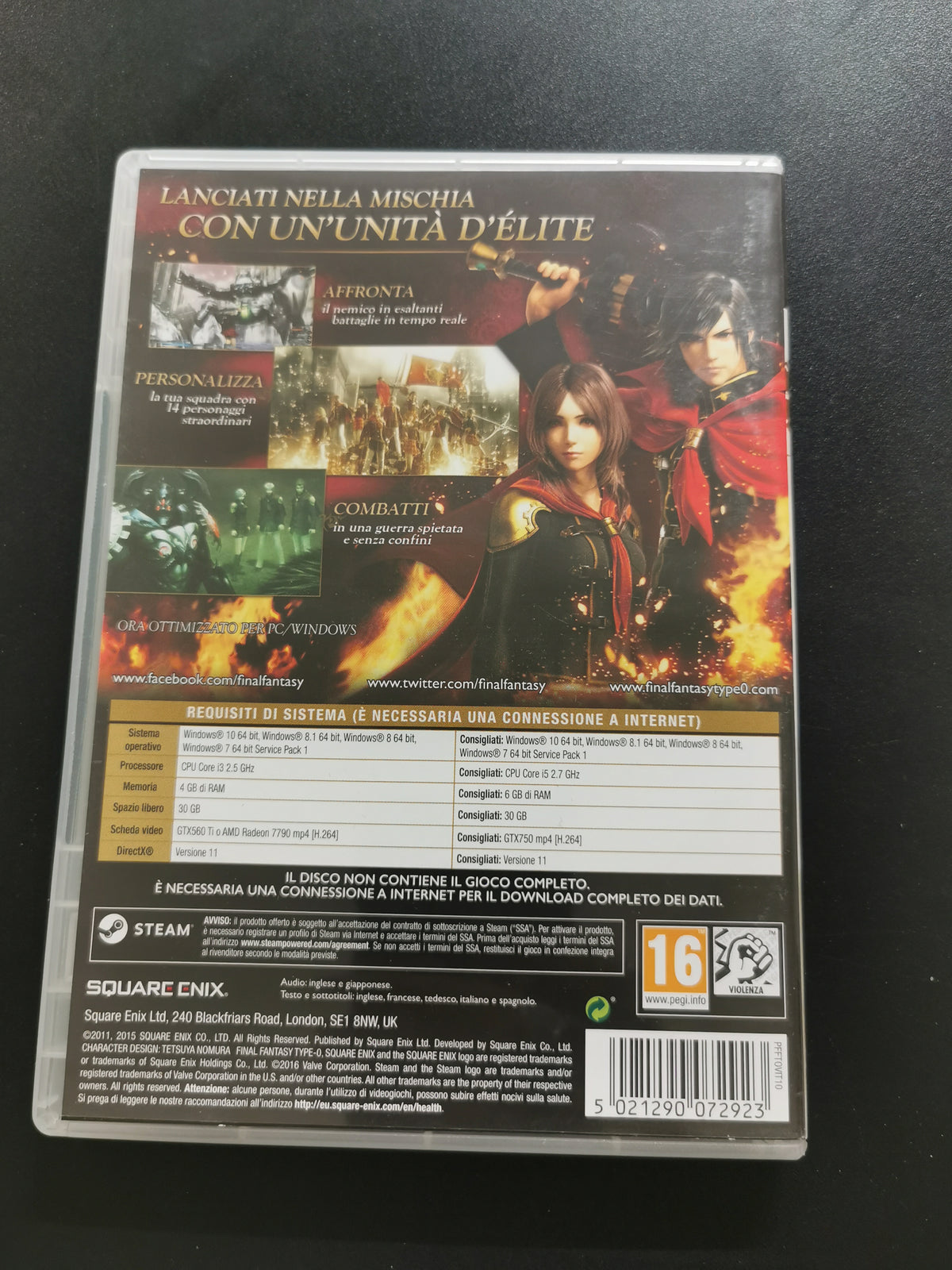 Final Fantasy Type-0 HD (PC)