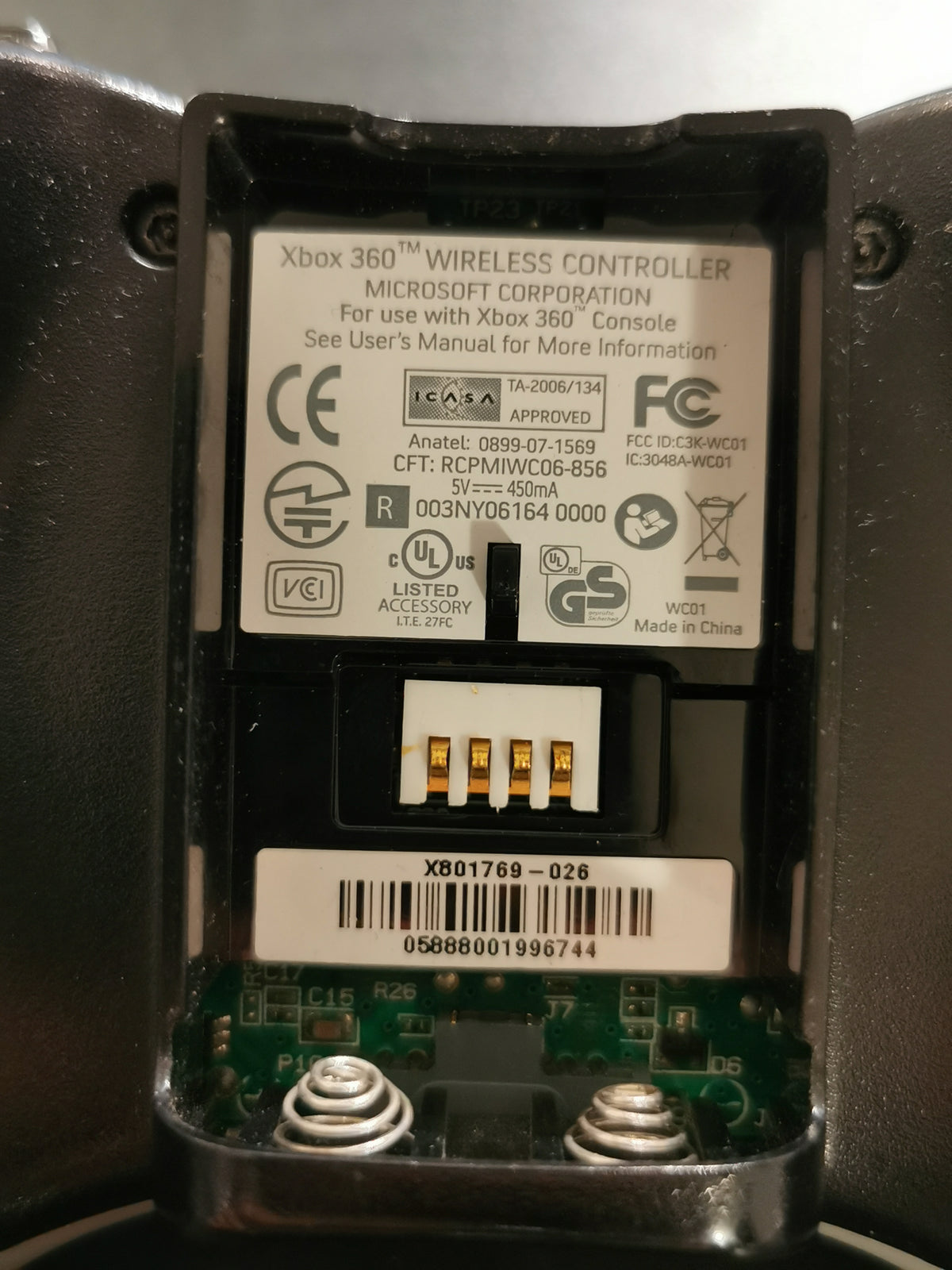 Controller Wireless Microsoft Xbox 360 Nero - R7M2