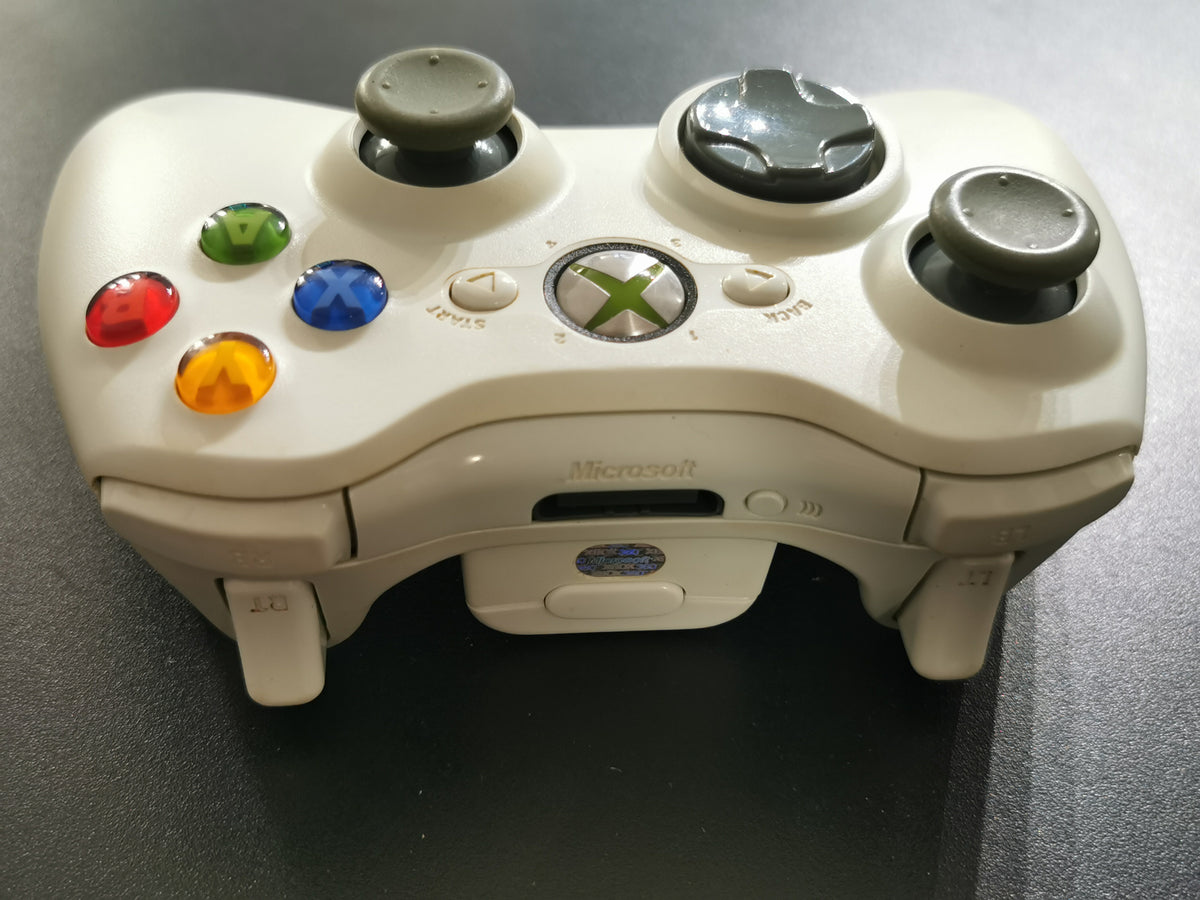 Controller Wireless Microsoft Xbox 360 Bianco - K4V8