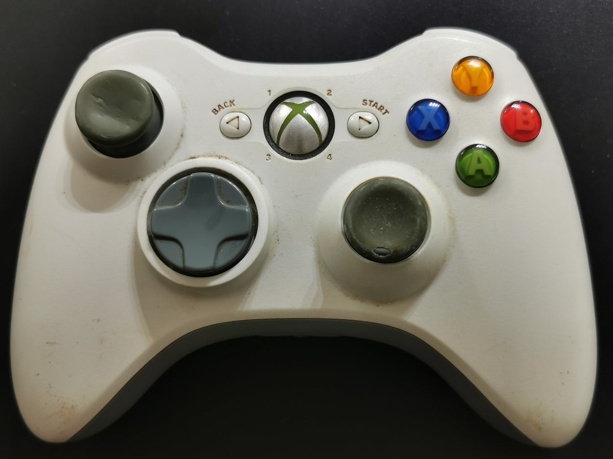 Controller Wireless Microsoft Xbox 360 Bianco - H7Q2