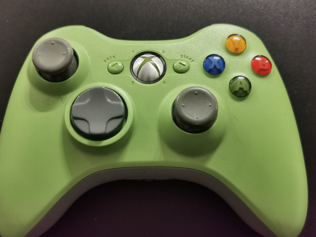 Controller Wireless Microsoft Xbox 360 Verde - V7Q2