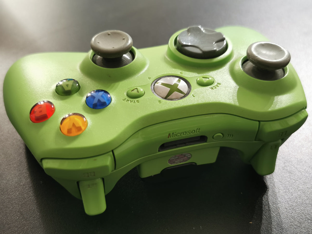 Controller Wireless Microsoft Xbox 360 Verde - V7Q2