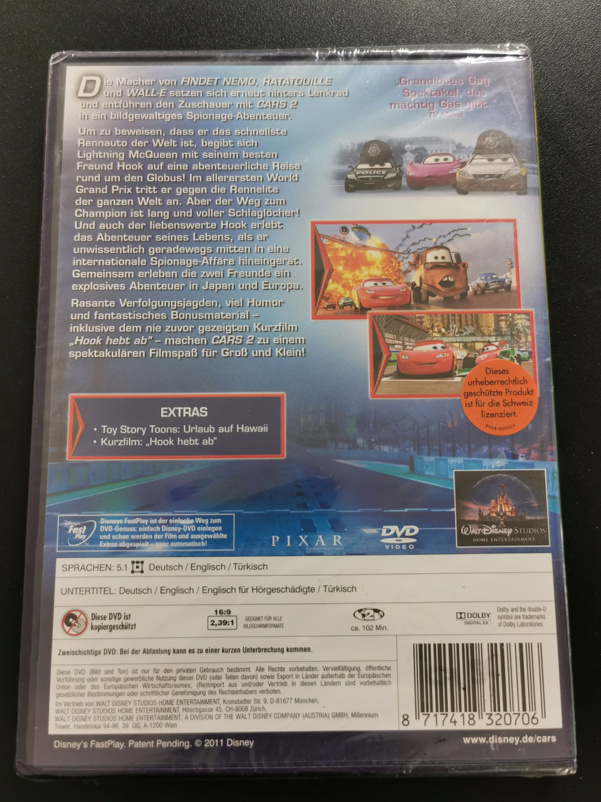 Cars 2 - Special Collection (DVD) *Nuovo - Tedesco, Inglese