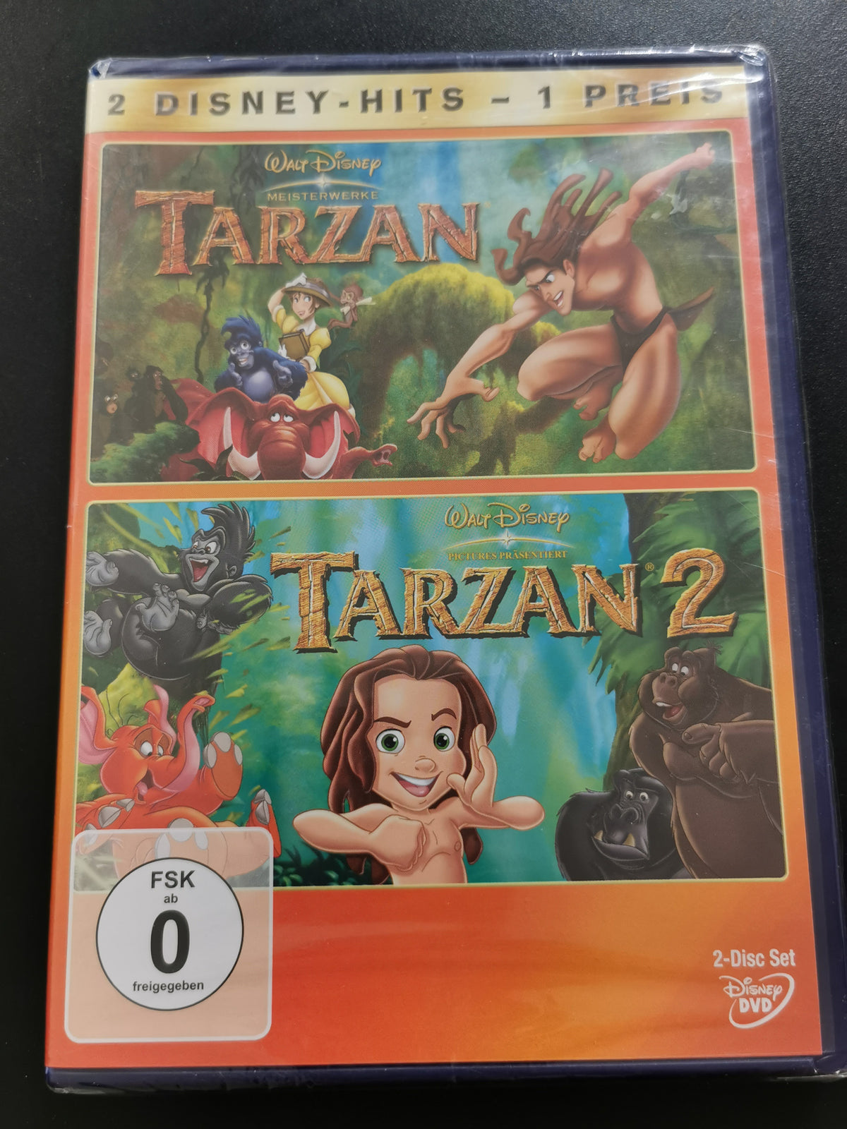 Tarzan + Tarzan 2  (DVD) *Nuovo