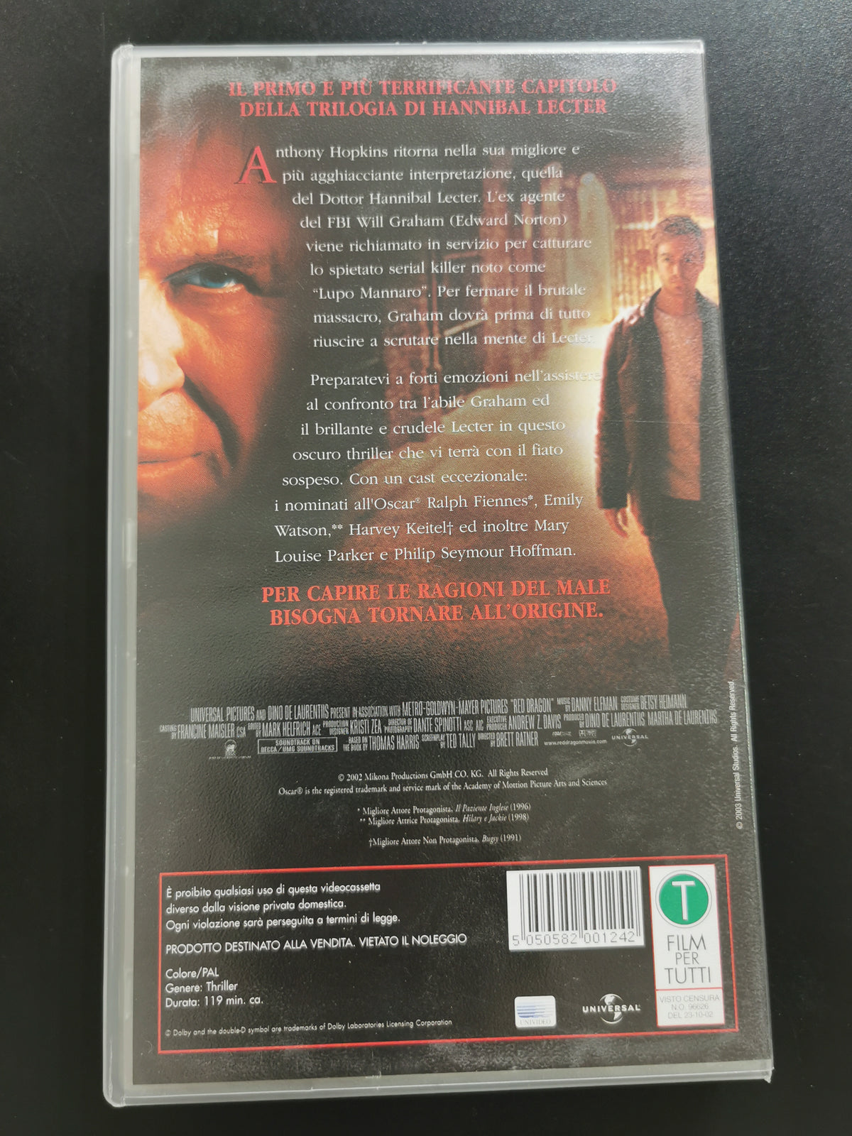 Red Dragon (VHS)