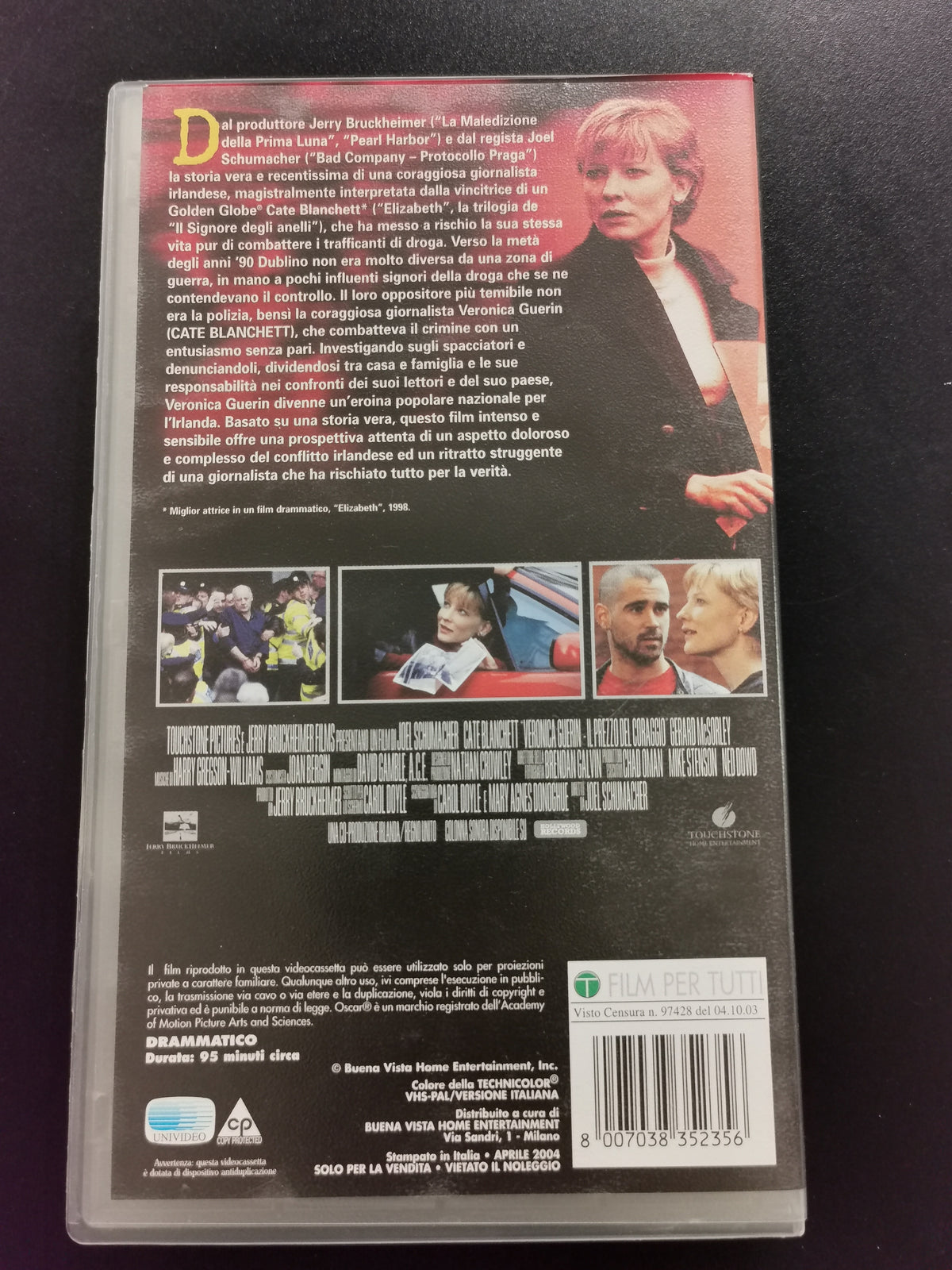 Veronica Guerin – Il prezzo del coraggio (VHS)