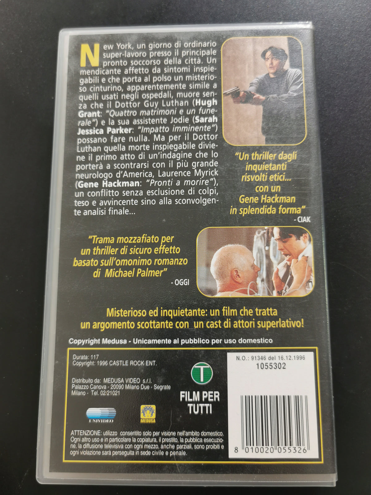 Extreme Measures - Soluzioni estreme (VHS)