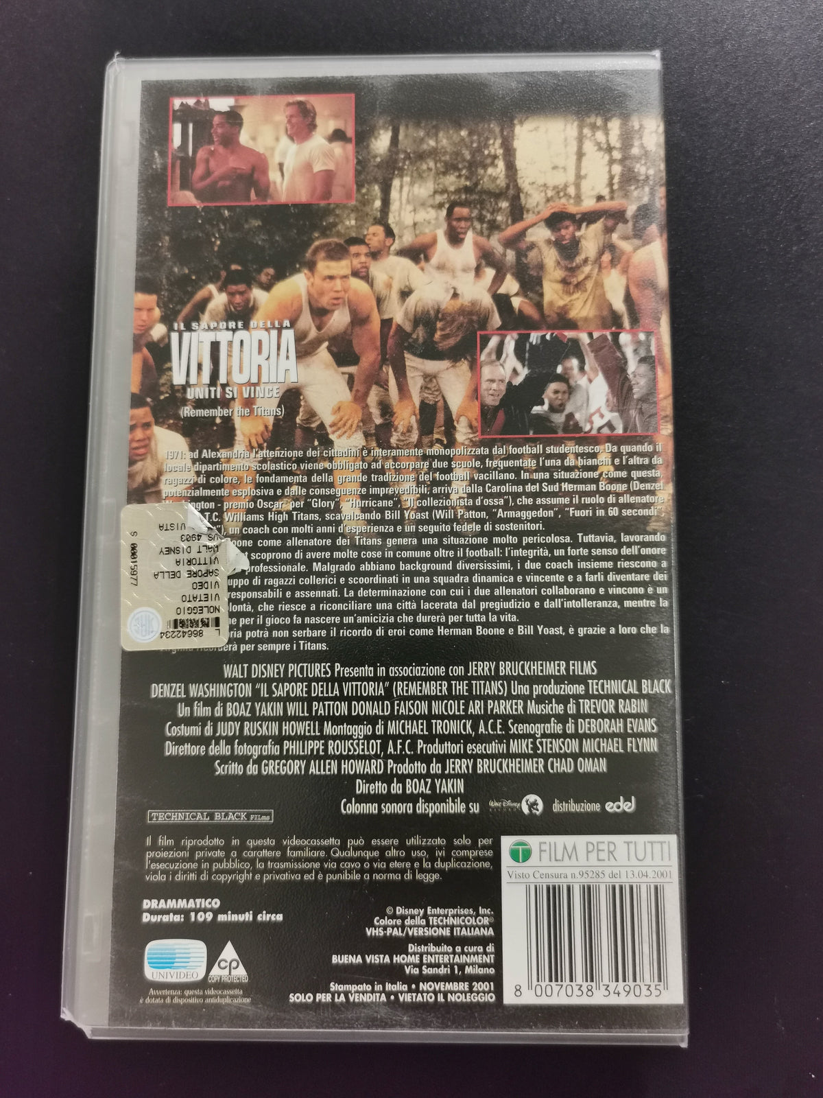 Il sapore della vittoria - Uniti si vince (VHS)