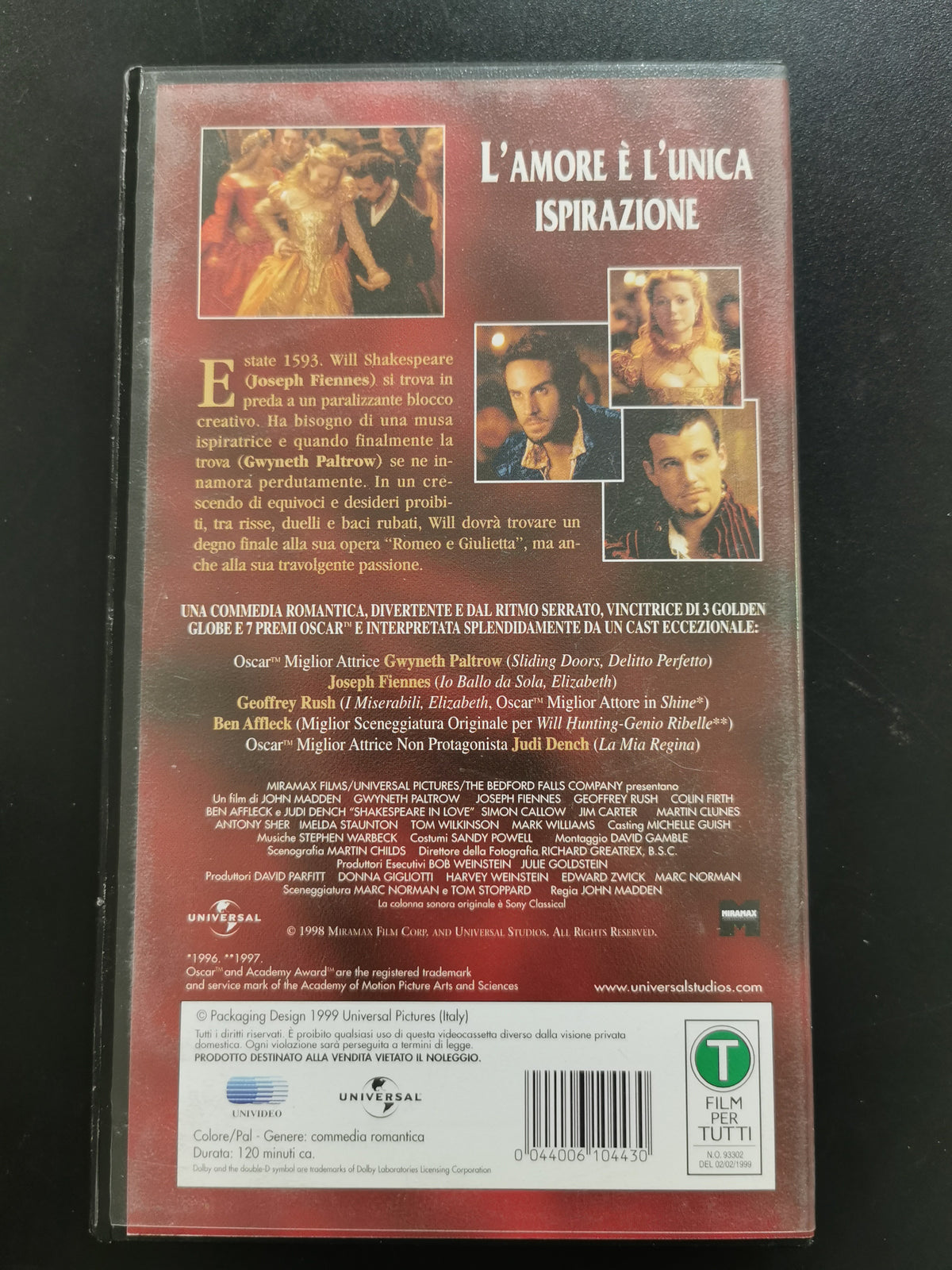 Shakespeare in Love (VHS)