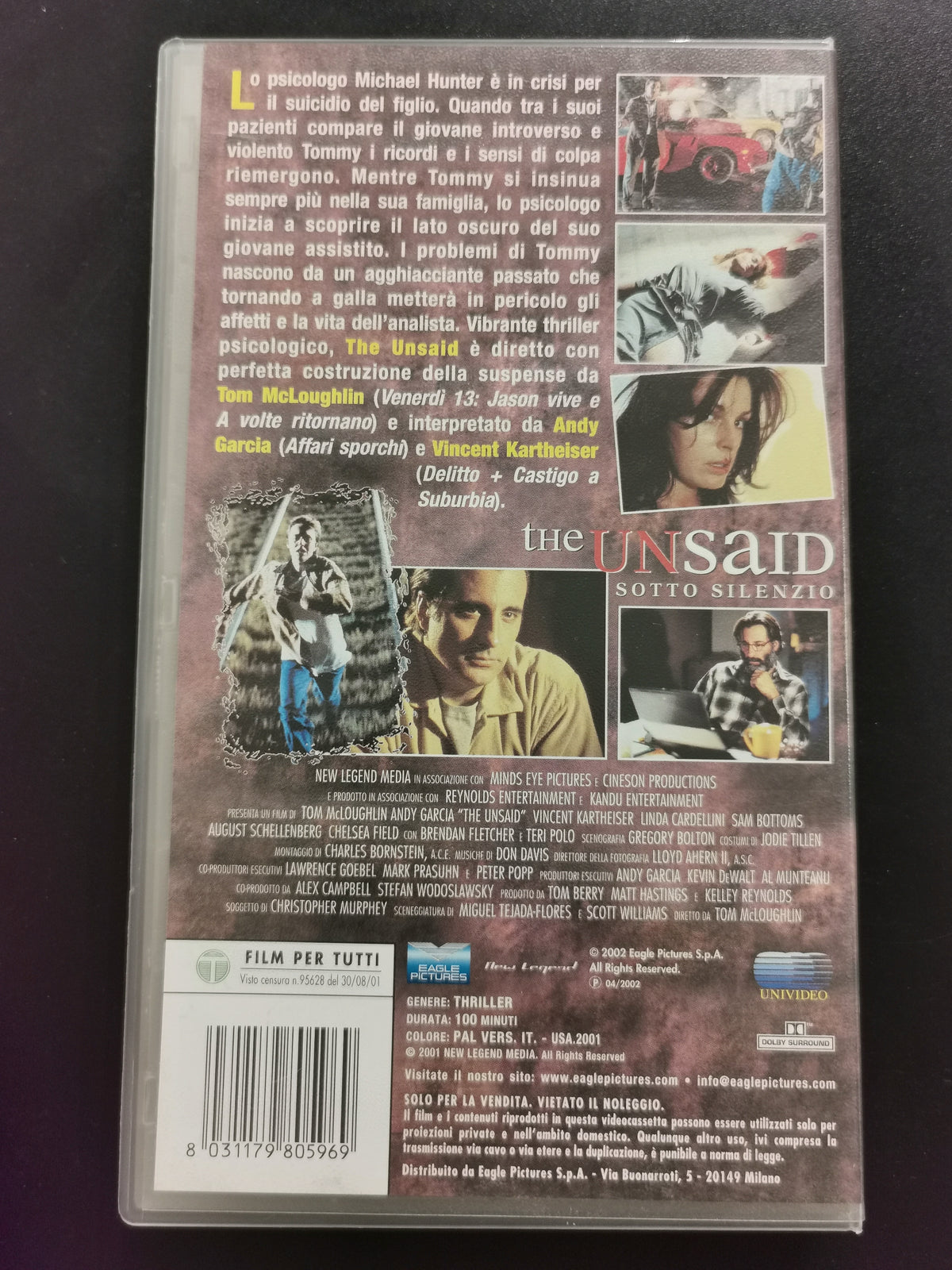 The Unsaid - Sotto silenzio (VHS)