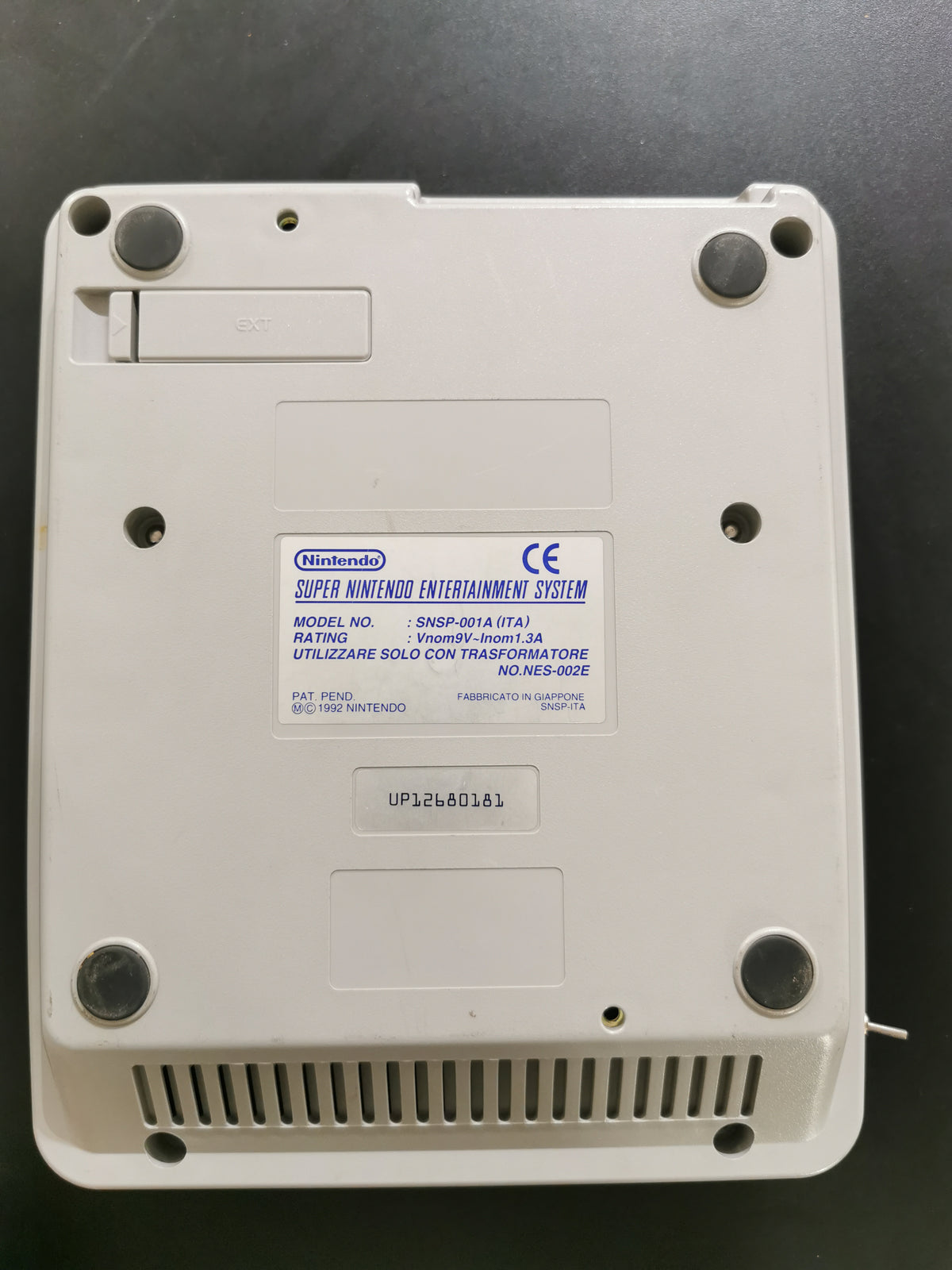 Super Nintendo Entertainment System (SNES) - Modifica 50/60Hz