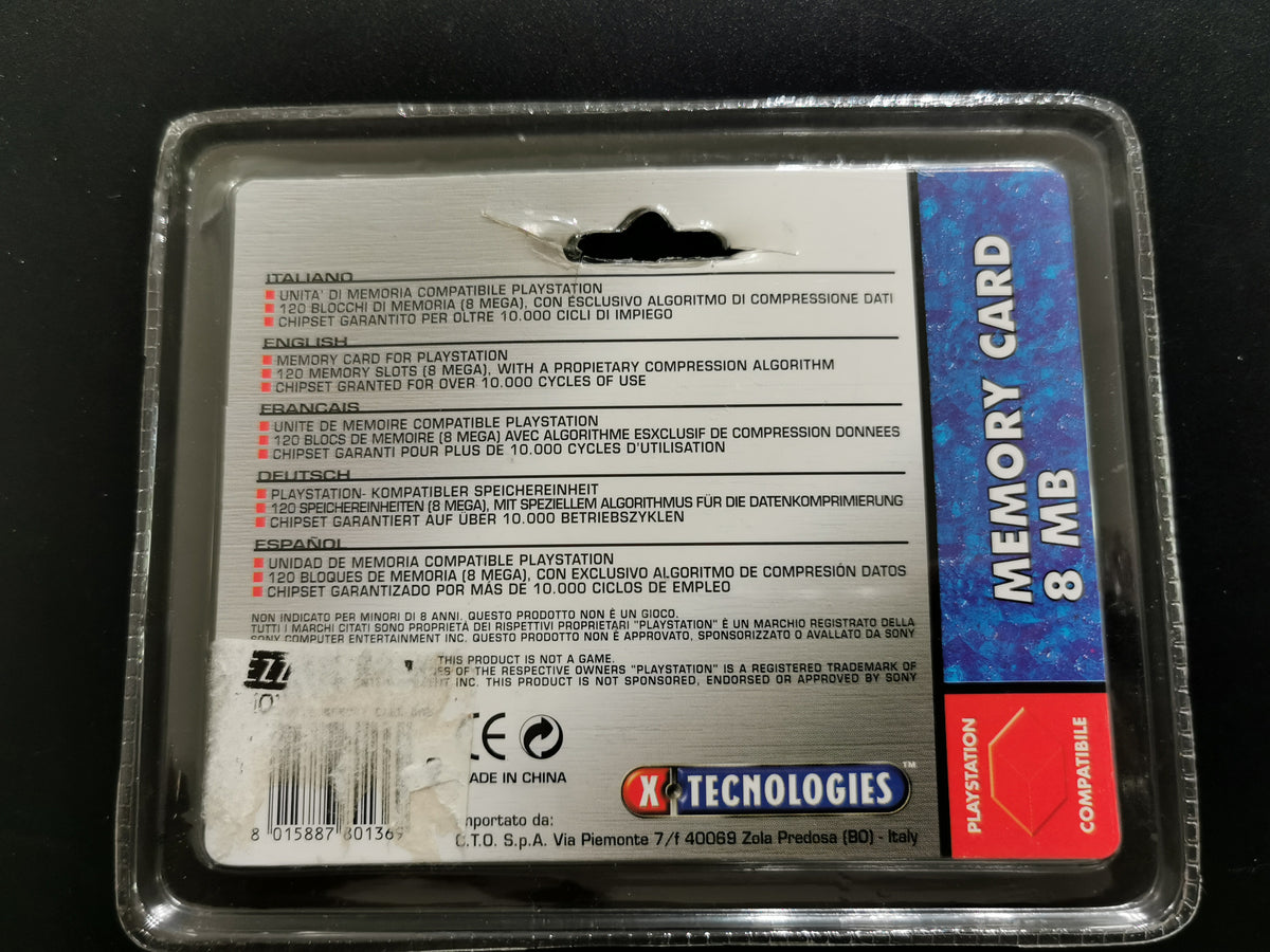 Memory Card X Technologies 8 MB (PS1)