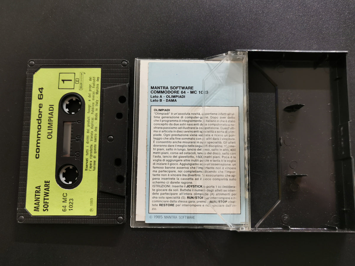 Olimpiadi / Dama (Commodore 64)