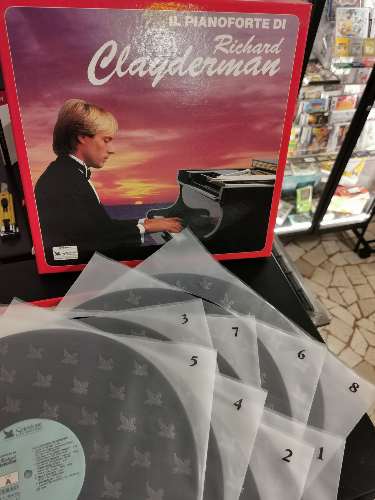 Il Pianoforte di Richard Clayderman - Raccolta 8 dischi  (LP)