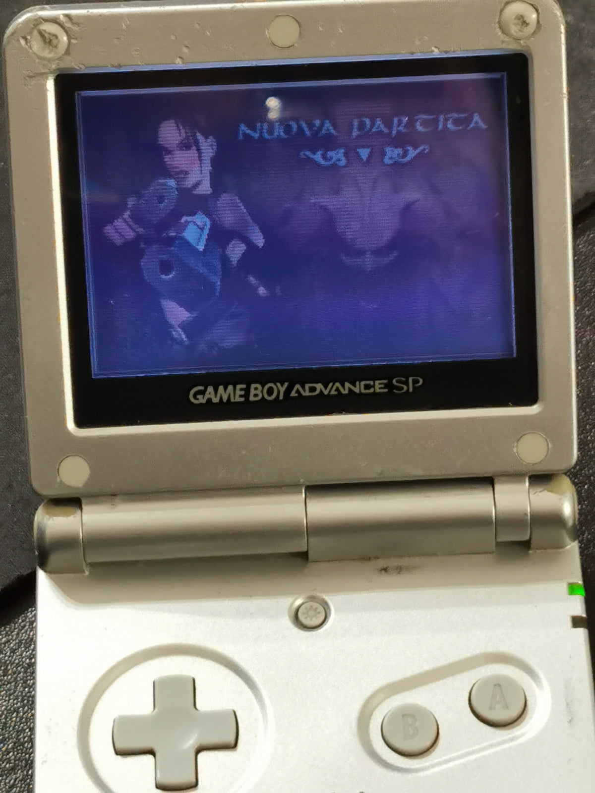 Nintendo Game Boy Advance SP Argento AGS-001
