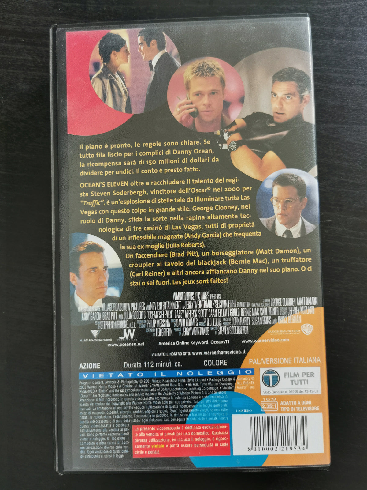 Ocean's Eleven - Fate il vostro gioco (VHS)