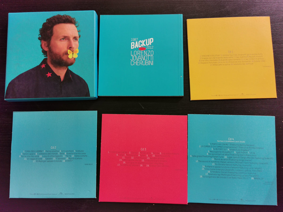 Jovanotti - Backup 1987-2012 Il Best 4 dischi (CD)