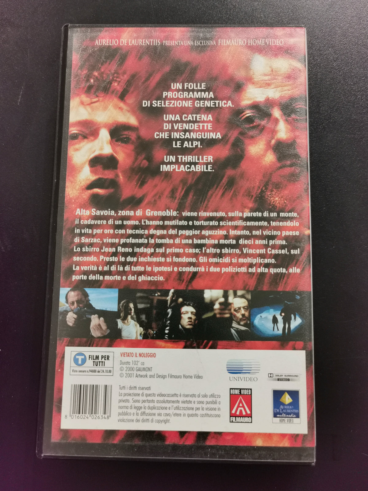 I Fiumi di Porpora (VHS)