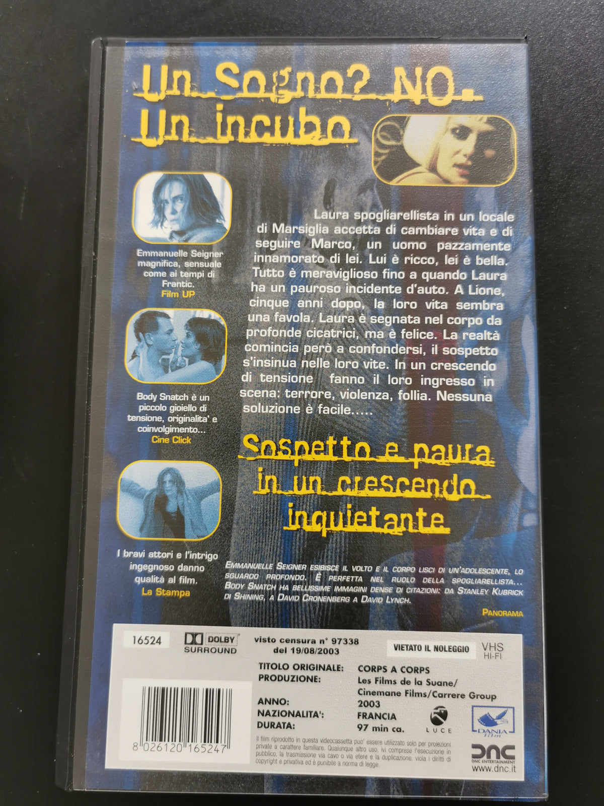 Body Snatch (VHS)
