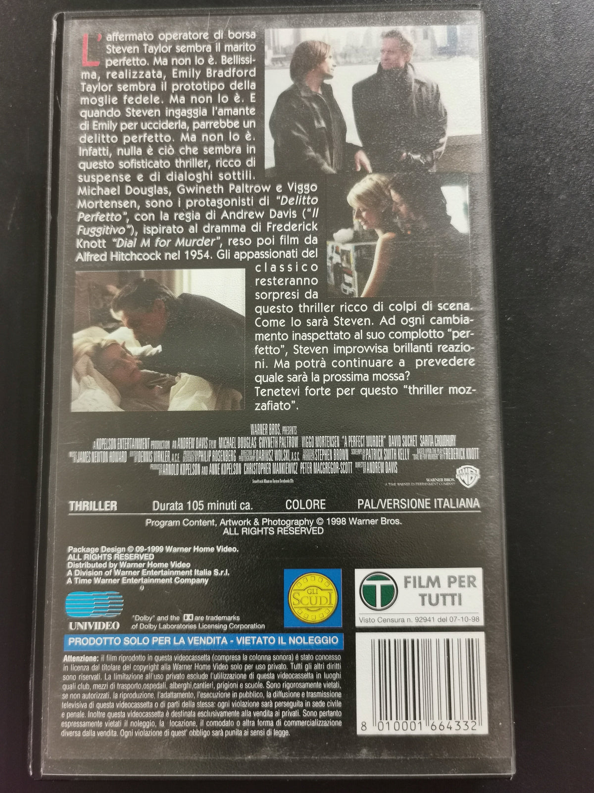 Delitto Perfetto (VHS)