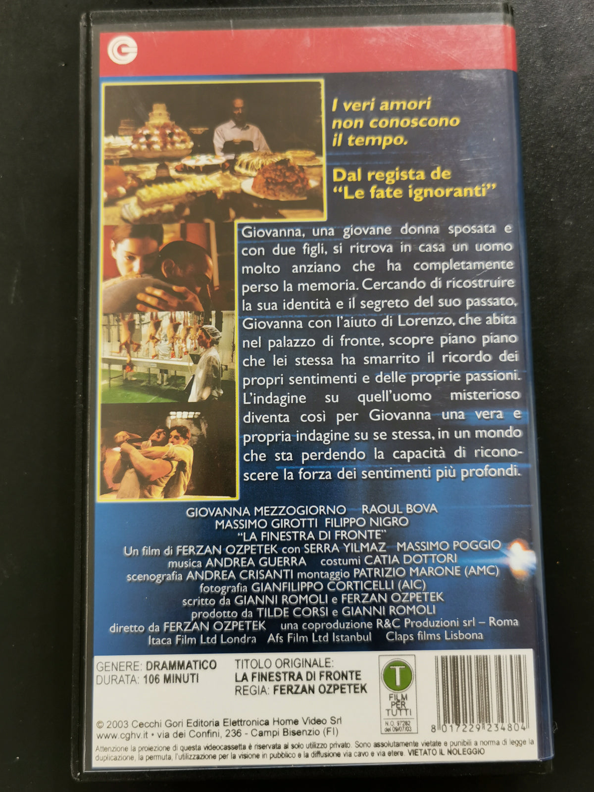 La finestra di fronte (VHS)