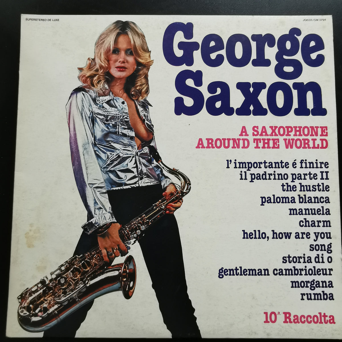 George Saxon - A Saxophone Around the World - 10ª Raccolta (LP)