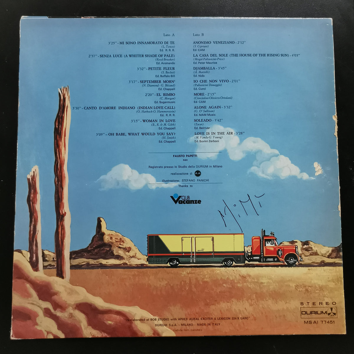 Fausto Papetti – Il Mondo di Papetti N° 2 (LP)