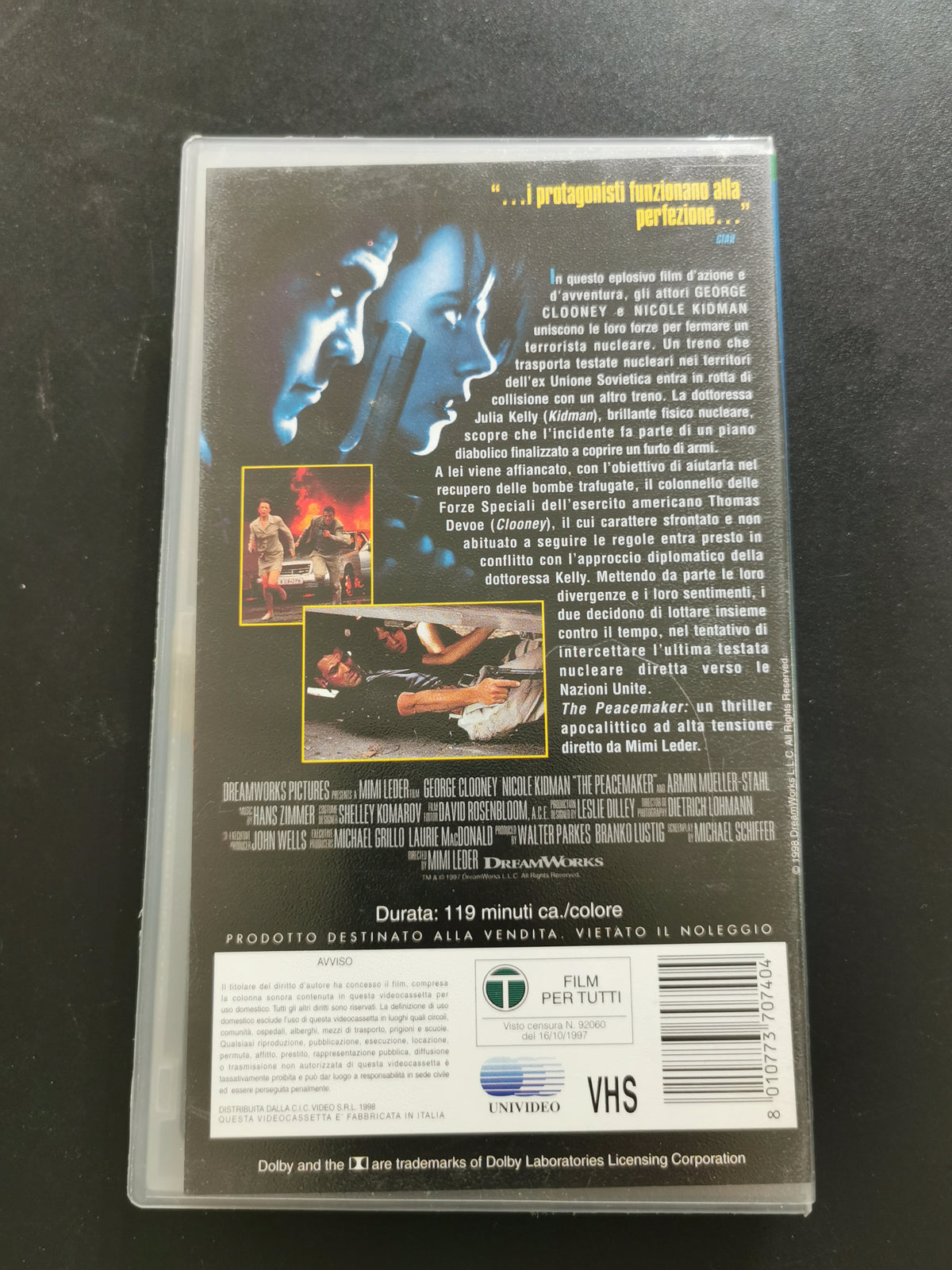 The Peacemaker (VHS)