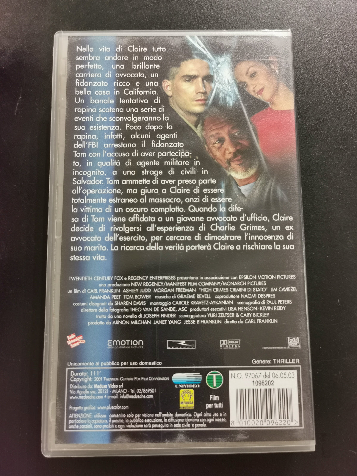 High Crimes – Crimini di Stato (VHS)