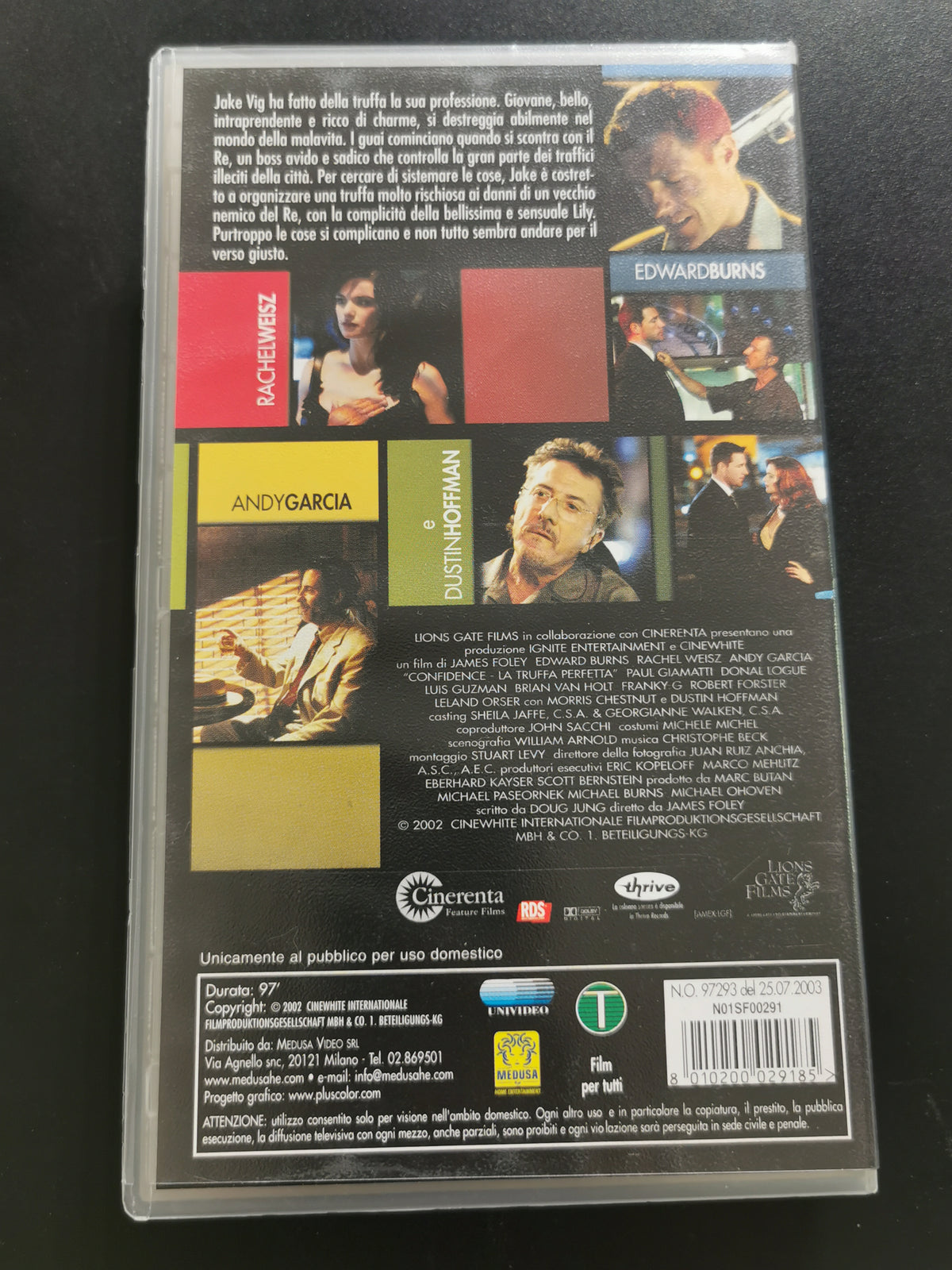 Confidence - La truffa perfetta (VHS)