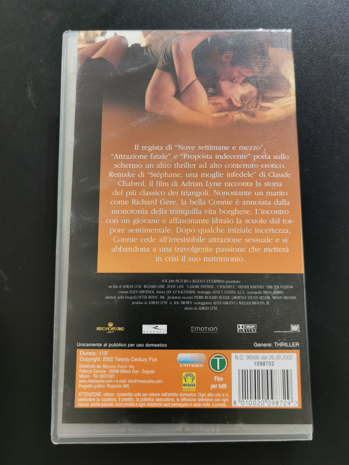 L’amore infedele (VHS)