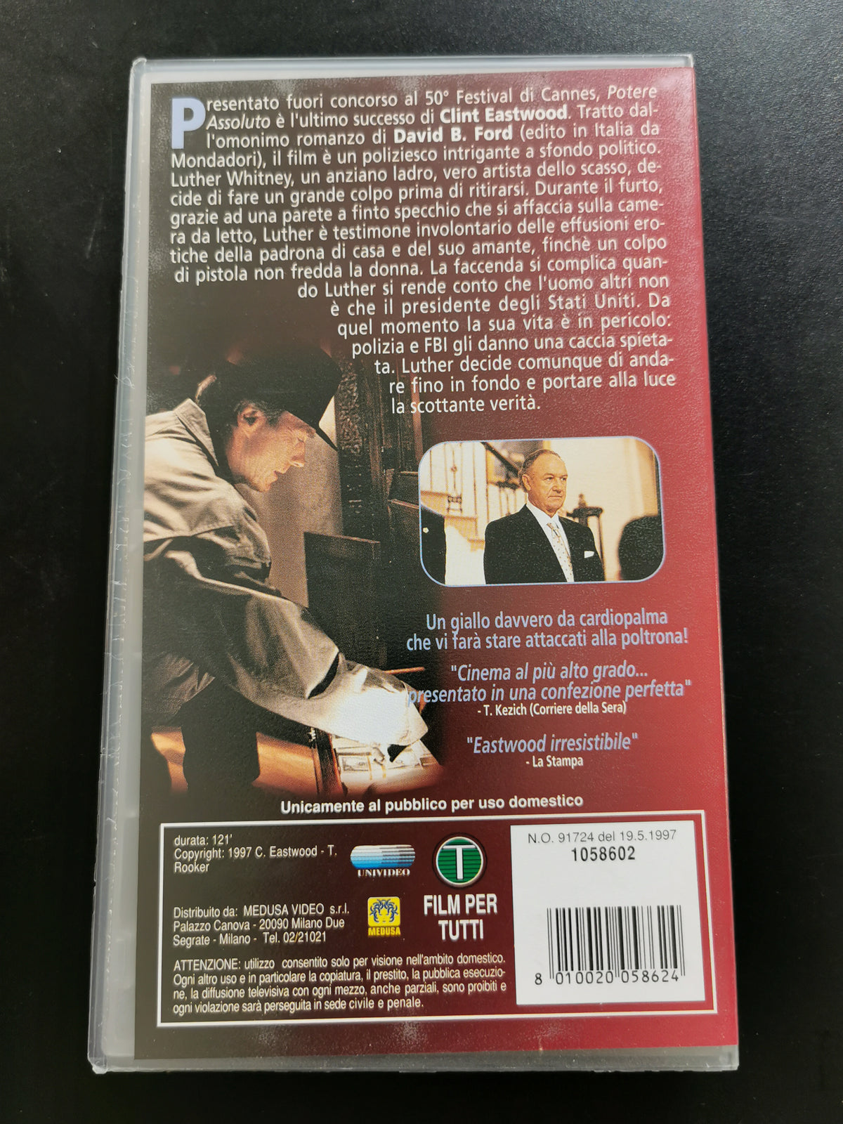 Potere assoluto (VHS)
