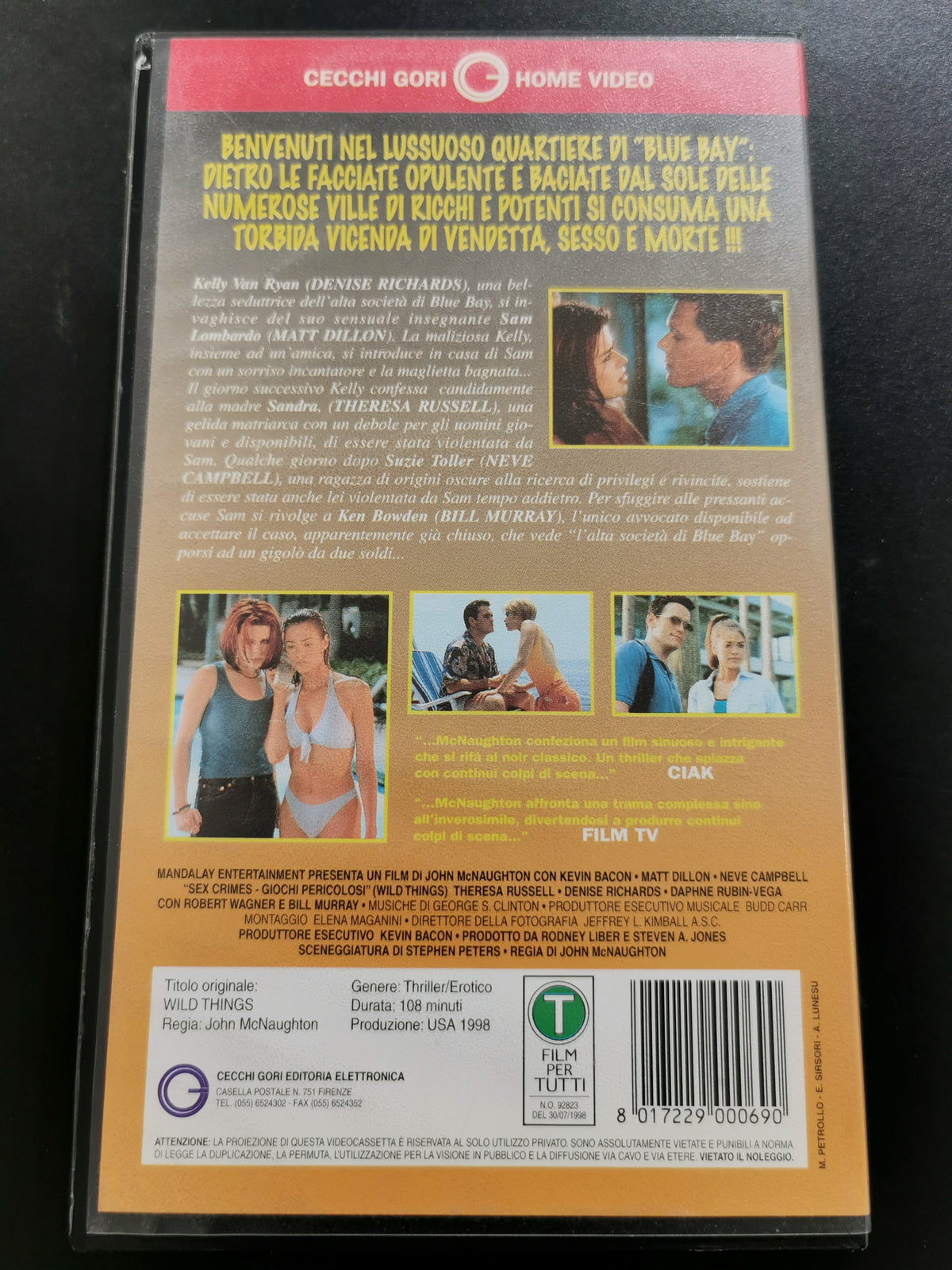 Sex Crimes - Giochi Pericolosi (VHS)