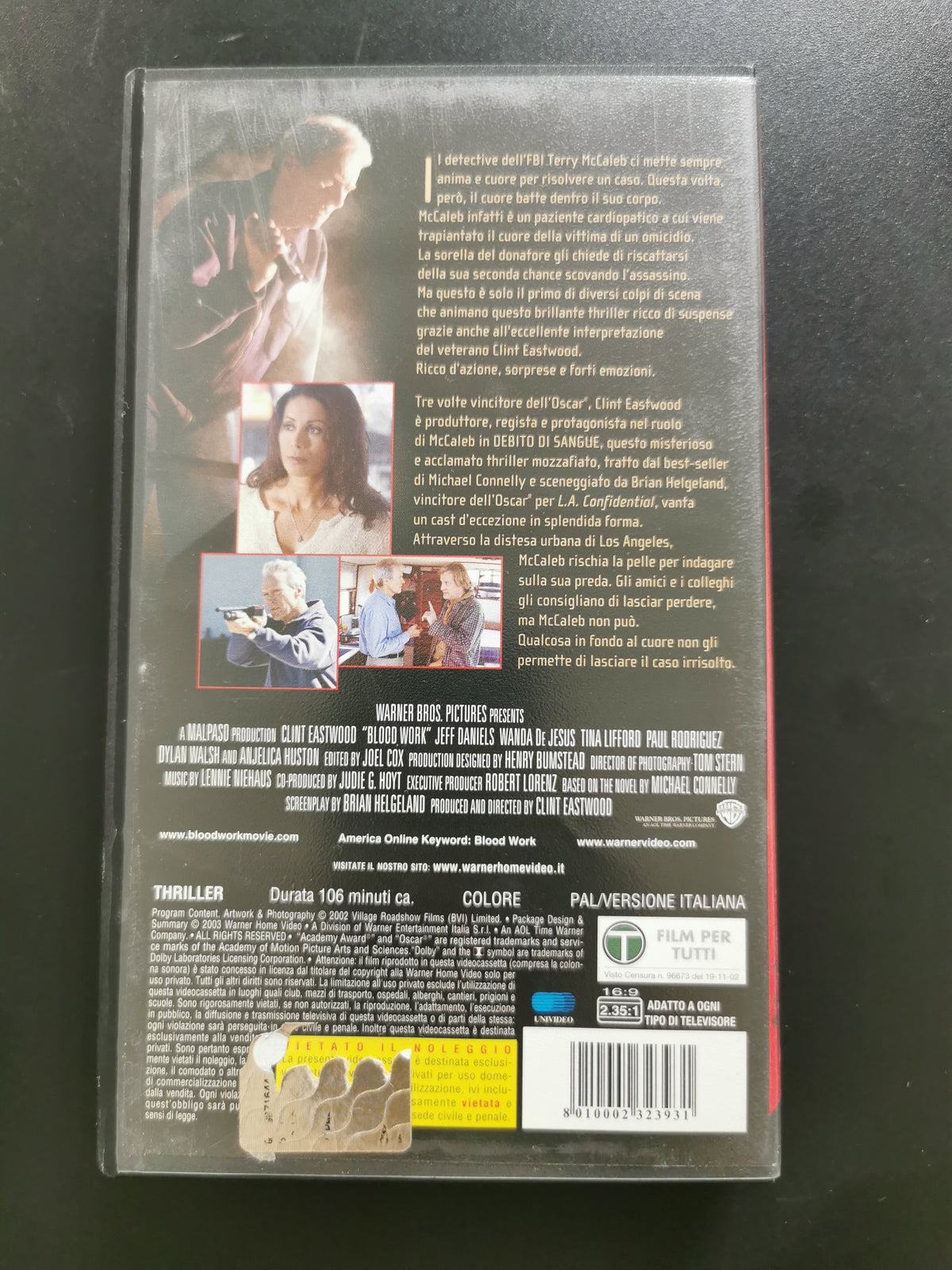 Debito di sangue (VHS)