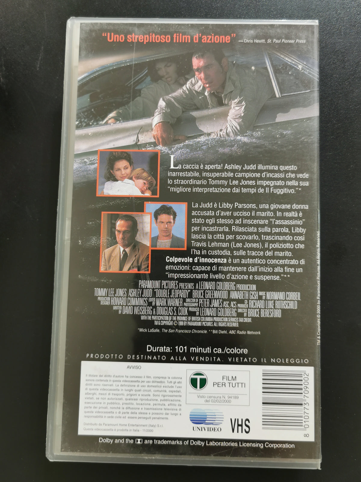Colpevole d’innocenza (VHS)