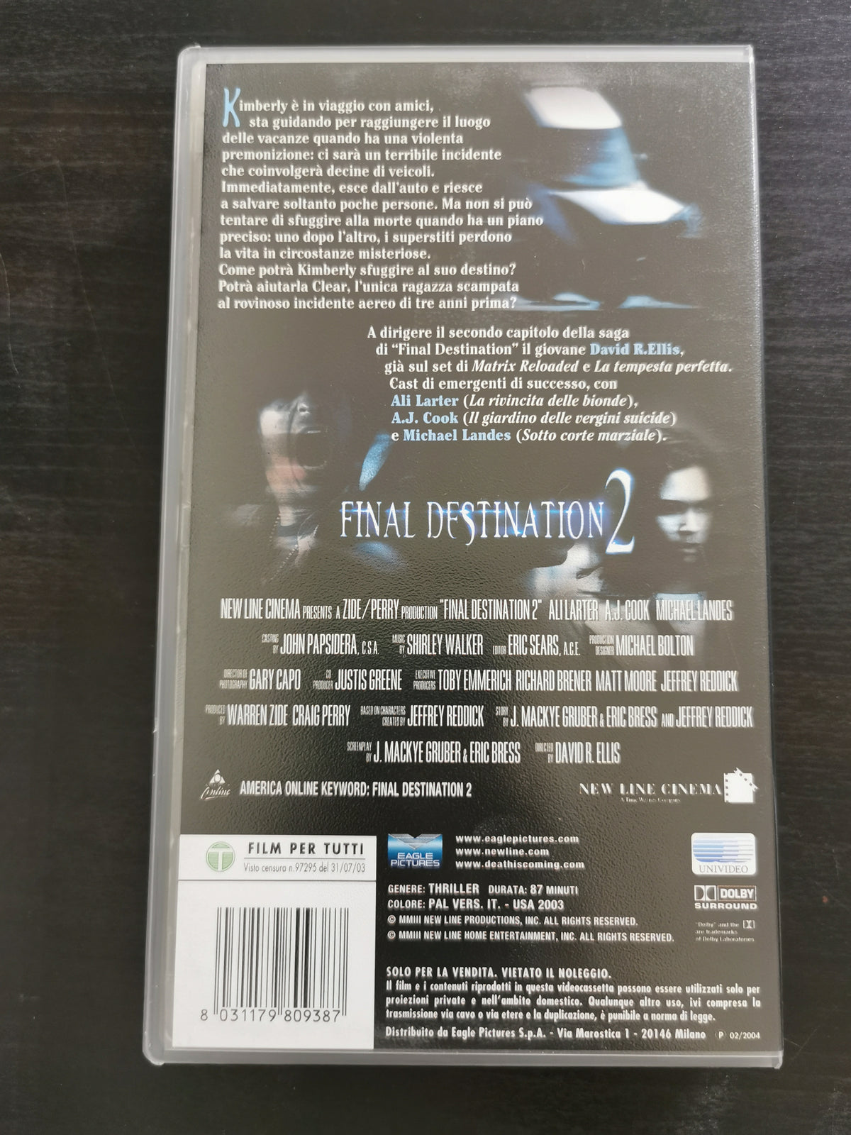 Final Destination 2 (VHS)