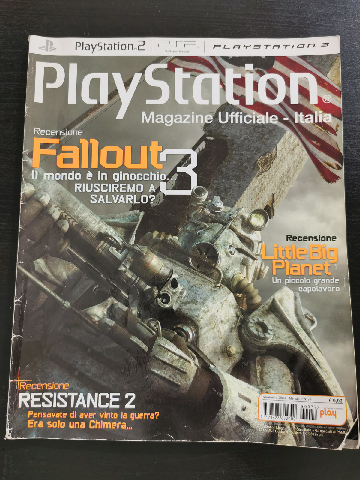 PlayStation Magazine Ufficiale Italia N. 77 – Novembre 2008