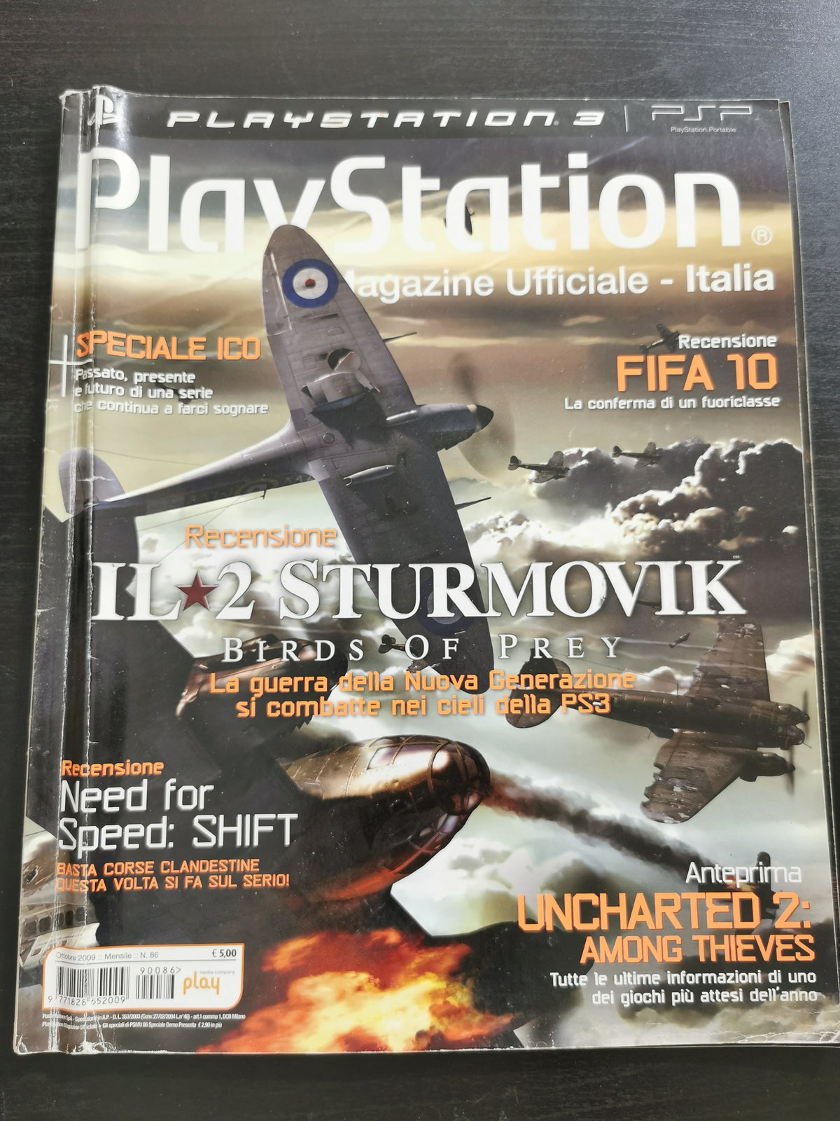 PlayStation Magazine Ufficiale Italia – N. 86 – Ottobre 2009