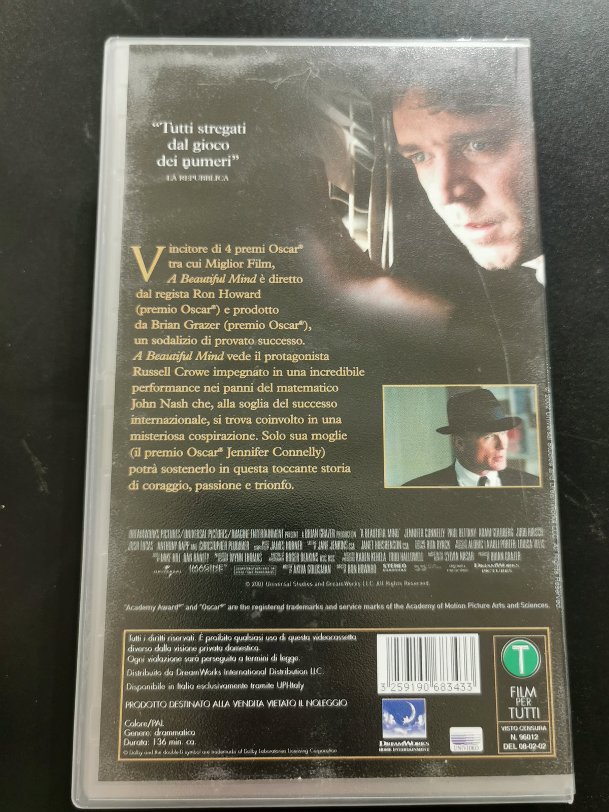 A Beautiful Mind – Collector’s Edition (VHS)