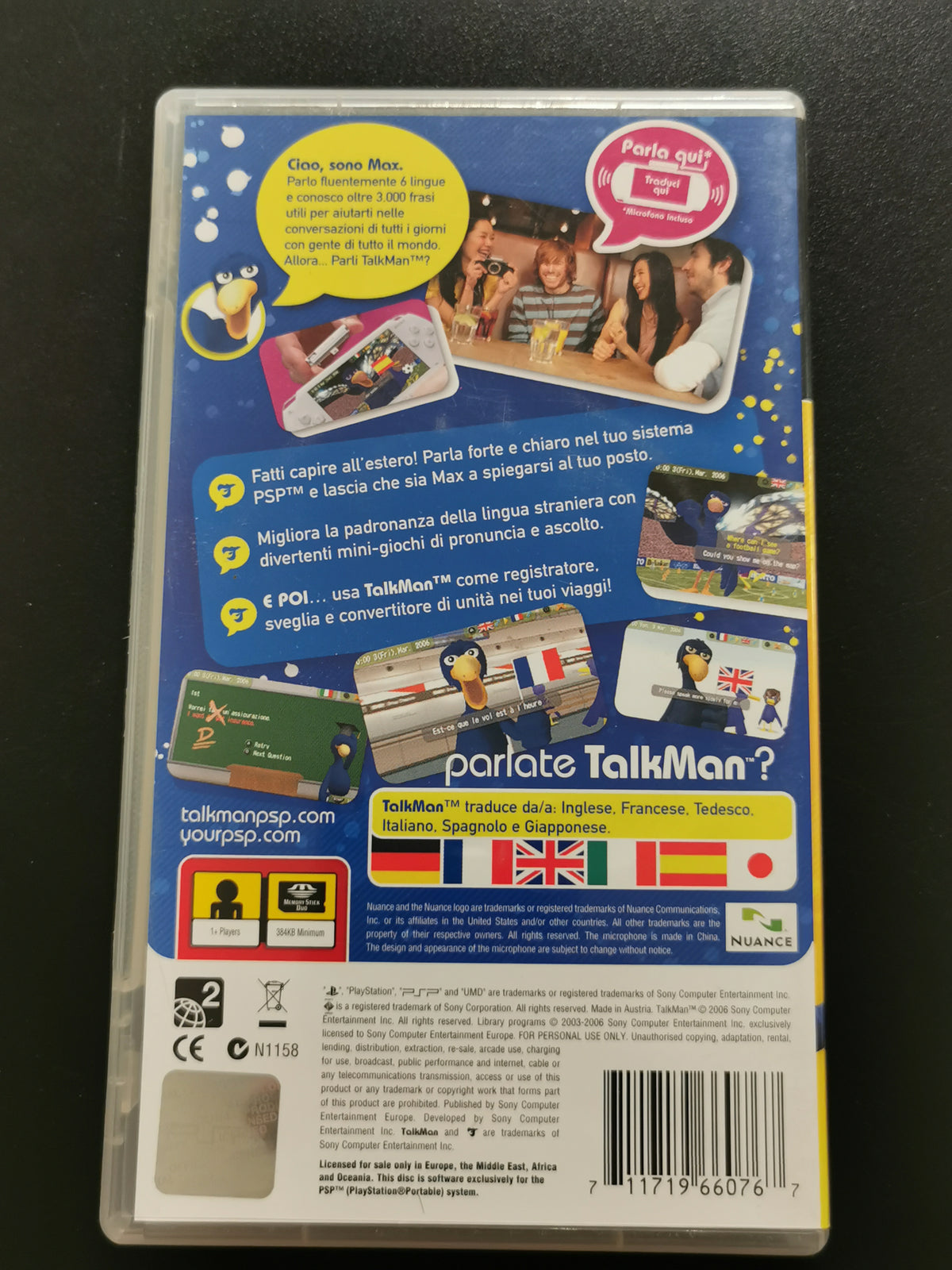 TalkMan - con microfono (PSP)