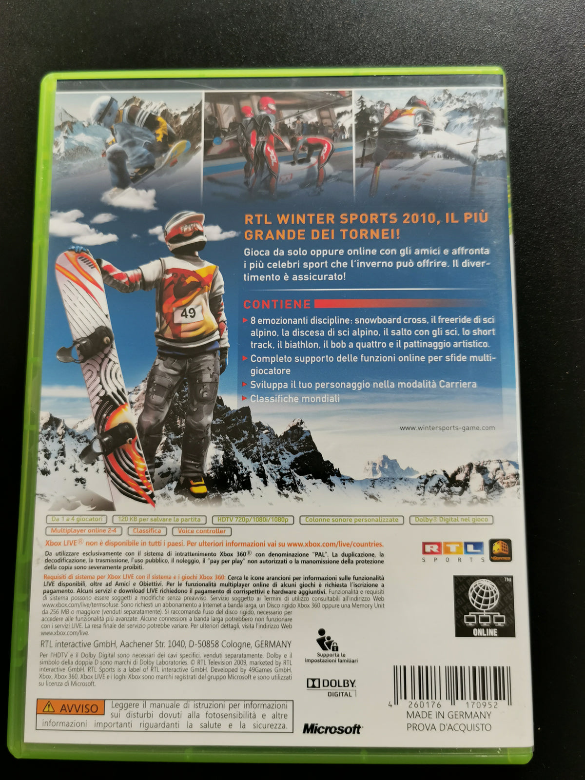Winter Sports 2010: The Great Tournament (Xbox 360)