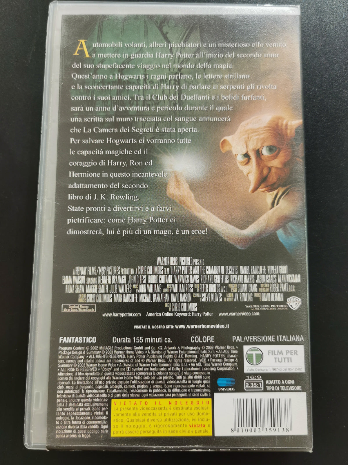 Harry Potter e la Camera dei Segreti (VHS)