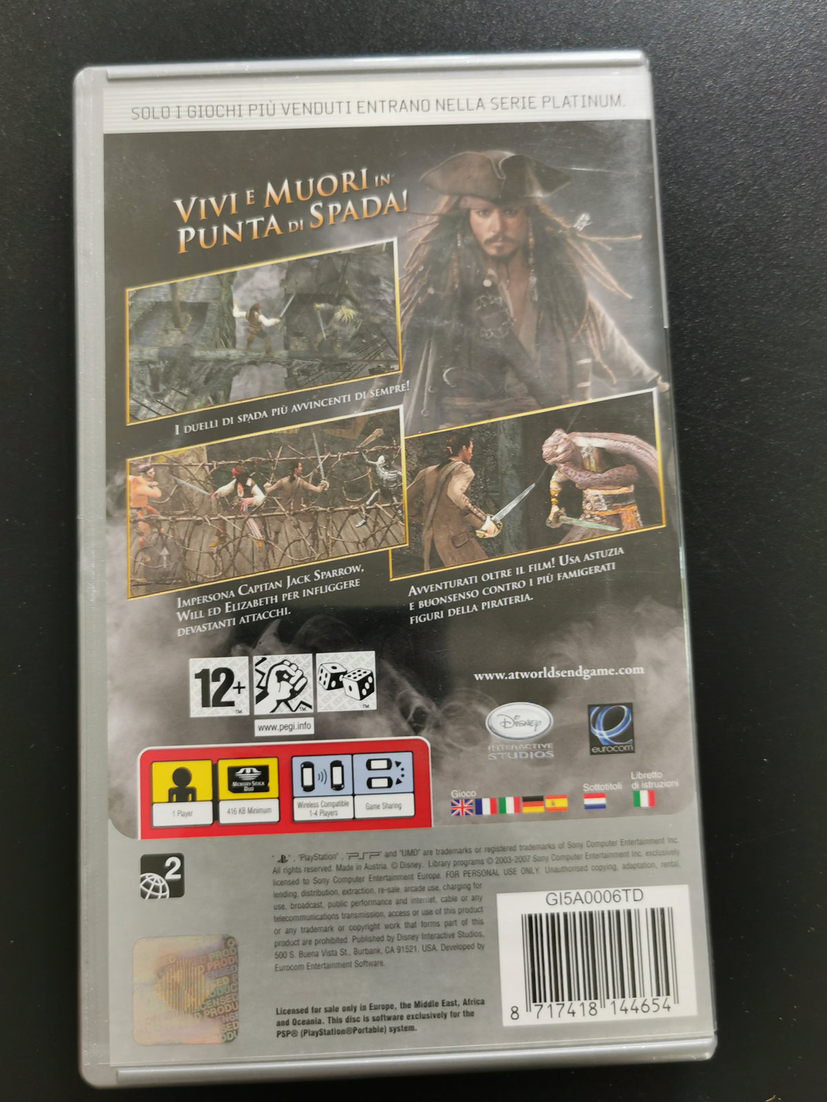 Pirati dei Caraibi: Ai Confini del Mondo (PSP)