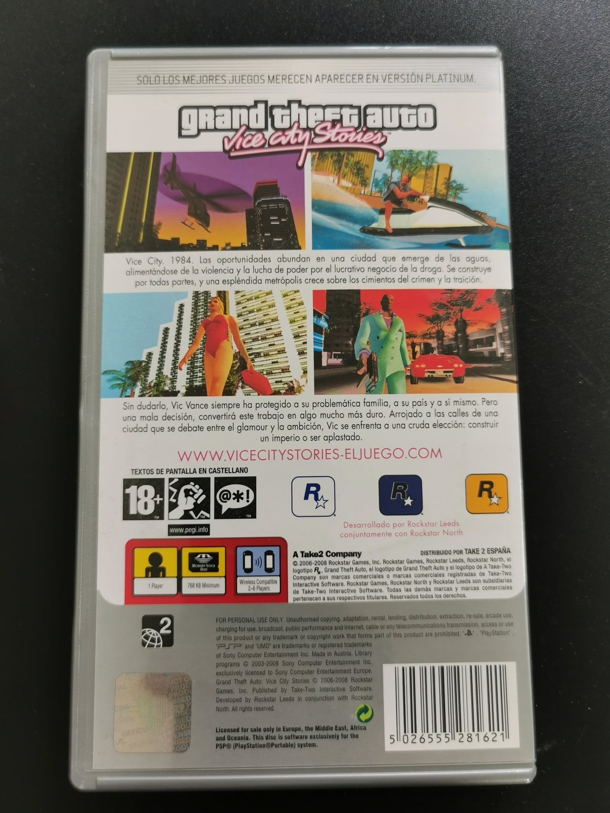 Grand Theft Auto: Vice City Stories (PSP) – Platinum