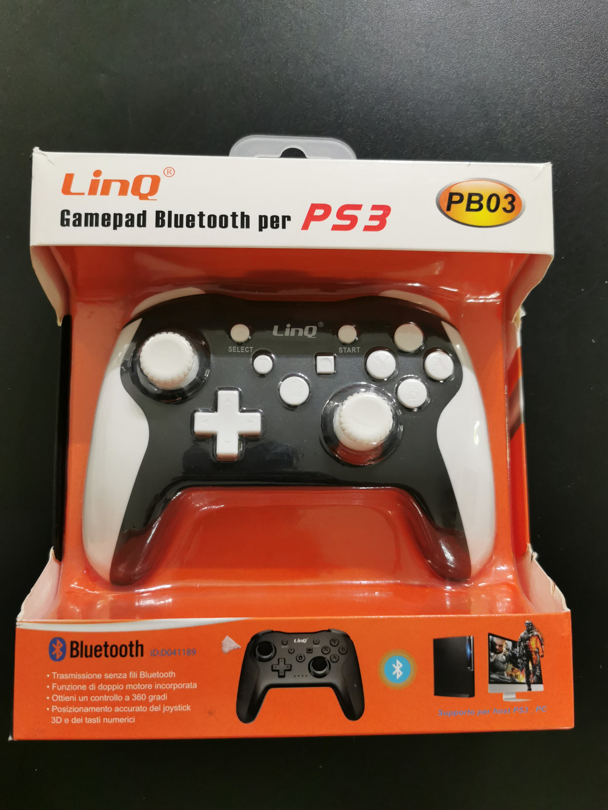 LinQ PB03 Gamepad Bluetooth (PS3)