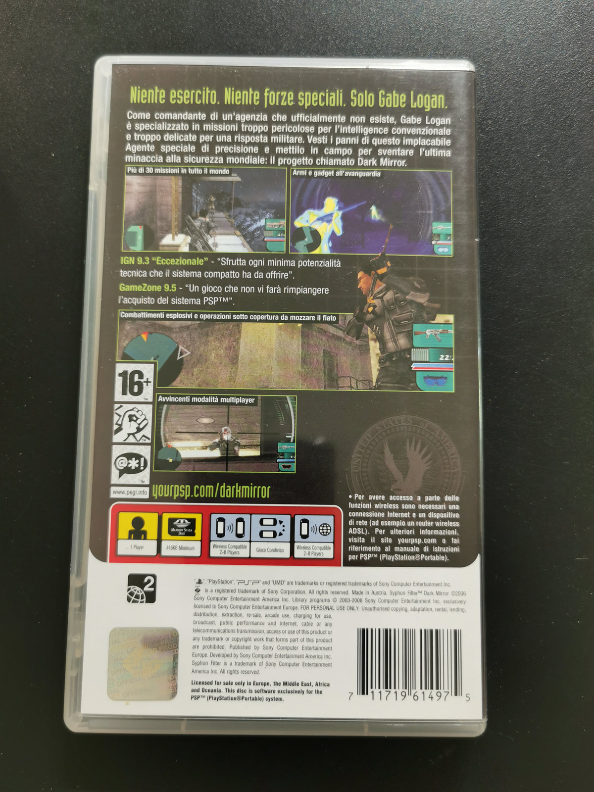 Syphon Filter: Dark Mirror (PSP)