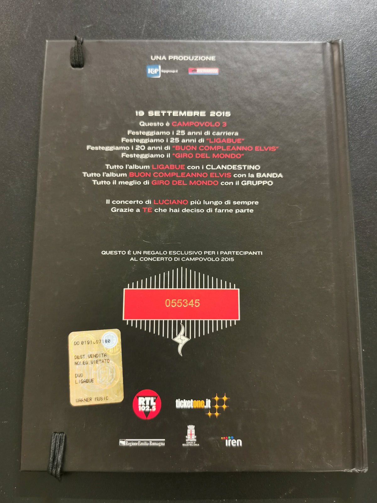 Ligabue – Campovolo 2015 Special Box 25 Anni (DVD)