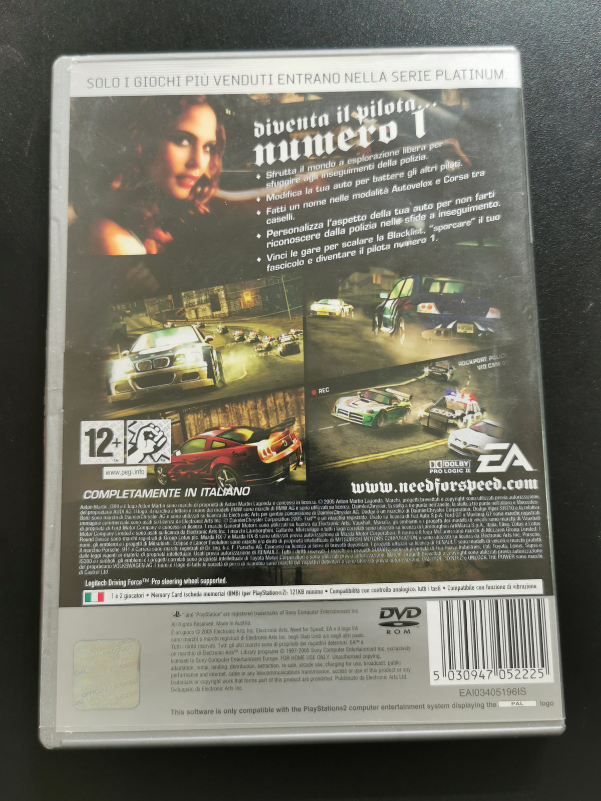 Need for Speed: Most Wanted Platinum (PS2)